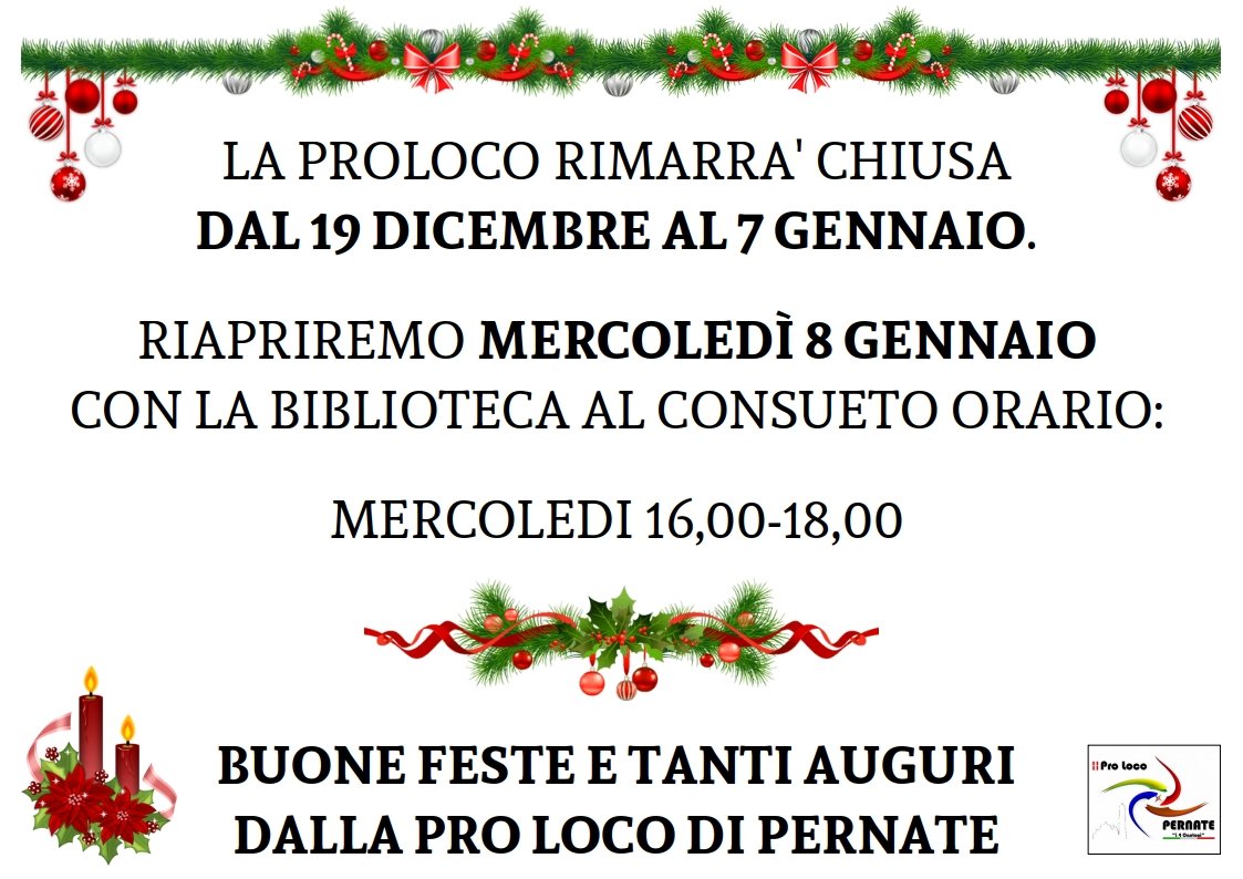 CHIUSURANATALE2024 Cartello